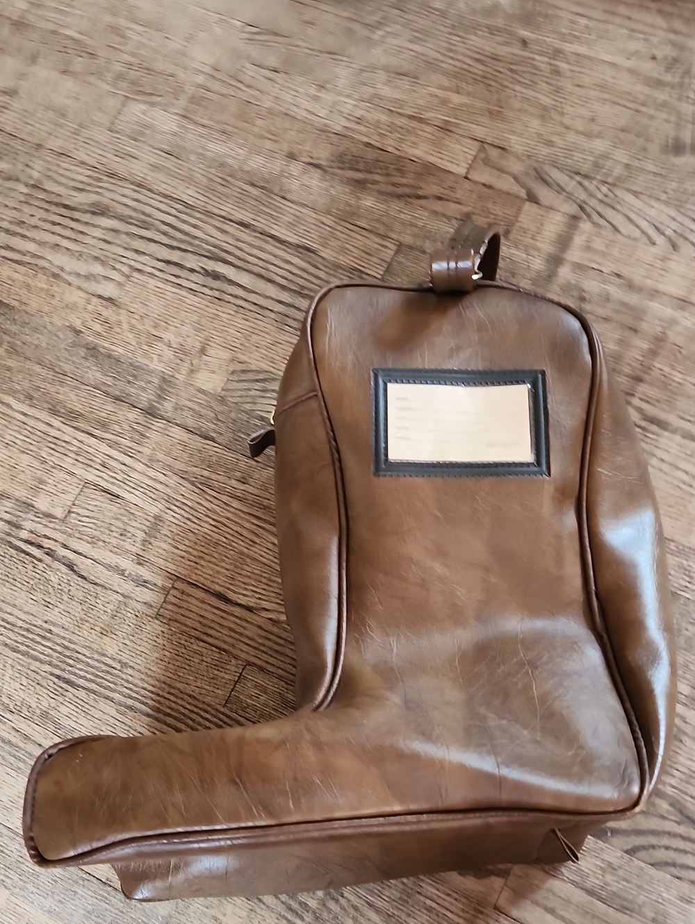 Vintage Jiffy Custom Luggage Vinyl Boot Bag **RARE like New Condition**